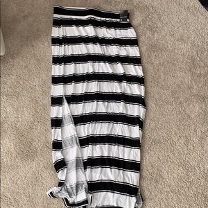 Black & White Maxi Skirt